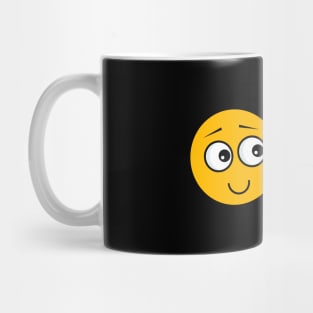 Be Happy And Think Happy Inspirational Quote Mug